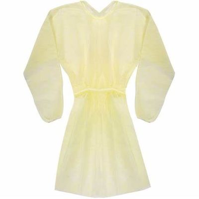 Disposable Long Sleeve Wholesale Hospital Protective Isolation Polyester Isolation Gowns